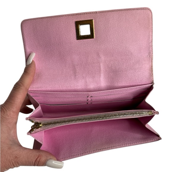 Louis Vuitton TAKASHI MURAKAMI Monogram Multicolor Sarah Noeud Wallet White - Picture 9 of 17